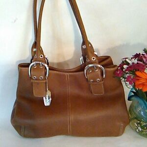 Tignanello Luggage Tan Satchel